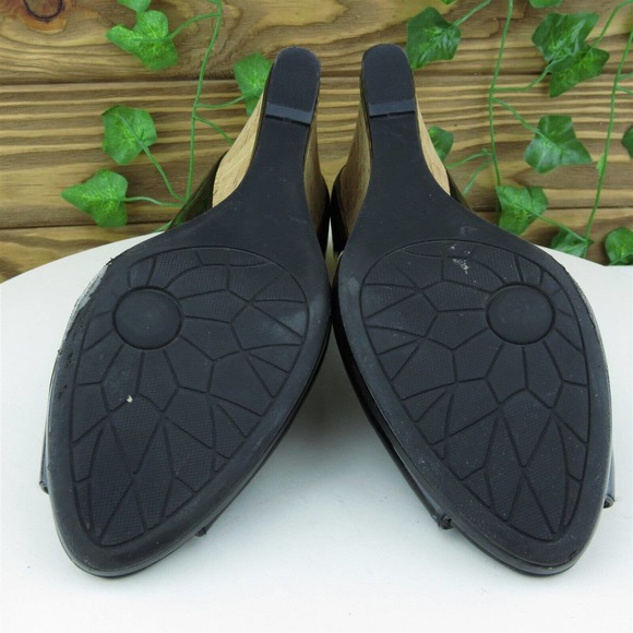 GNW Women Peep Toe Heel Shoes Molly Black Synthetic Size 8.5 Medium (B, M) - Picture 5 of 6